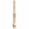 Ekena Millwork Richland Smooth Timber Gable Bracket, Douglas Fir, 96"W x 48"H x 3 1/2"D x 3 1/2"F, 12/12 Pitch GBW096X48X0404RIC00SDF - alternate 3